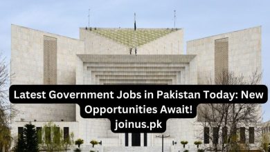 Photo of Latest Government Jobs in Pakistan Today: New Opportunities