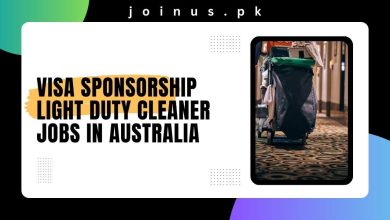 Photo of Visa Sponsorship Light Duty Cleaner Jobs in Australia 2024