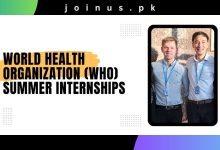 Photo of World Health Organization (WHO) Summer Internships 2024