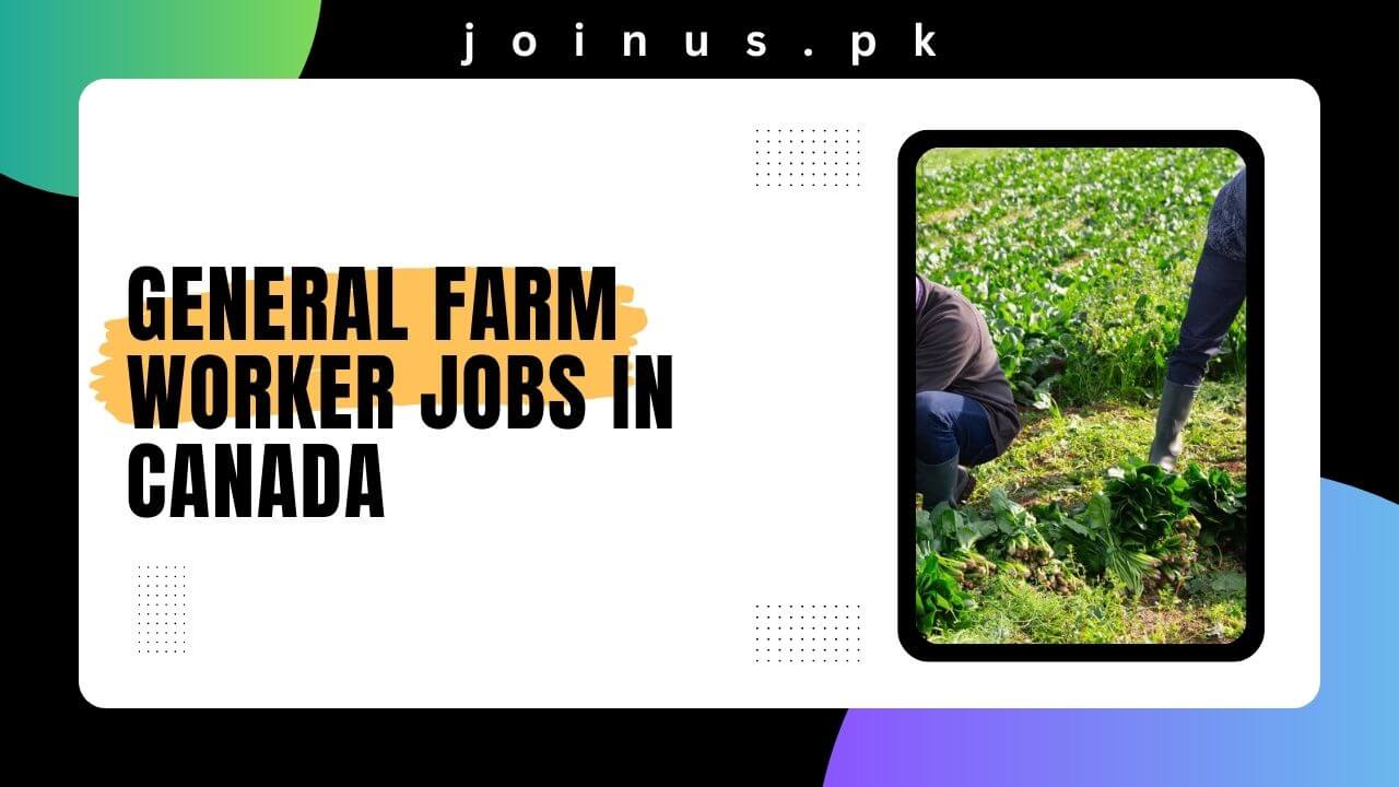 General Farm Worker Jobs in Canada 2024 - Visa Sponsorship