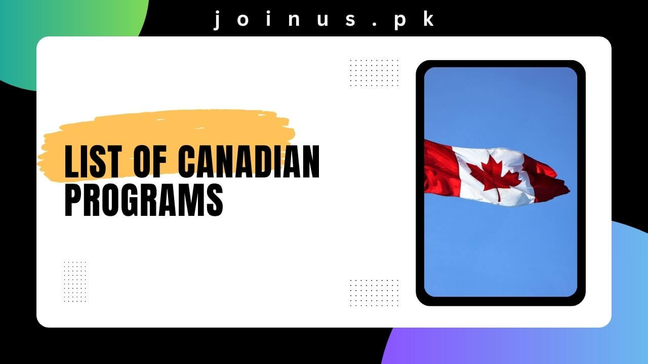 List Of Canadian Programs 