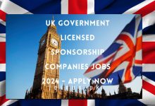 Photo of UK Government Licensed Sponsorship Companies Jobs 2024