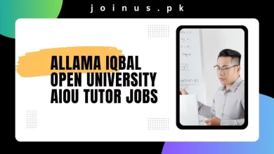 Photo of Allama Iqbal Open University AIOU Tutor Jobs 2024 – Apply Now