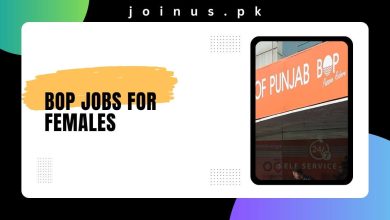 Photo of BOP Jobs for Females 2024 – Apply Now