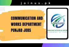 Photo of Communication and Works Department Punjab Jobs 2025