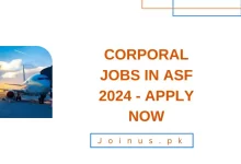 Photo of Corporal Jobs in ASF 2024 – Apply Now