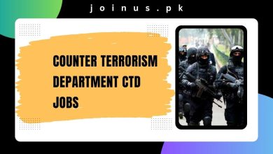 Photo of Counter Terrorism Department CTD Jobs 2024 – Apply Now