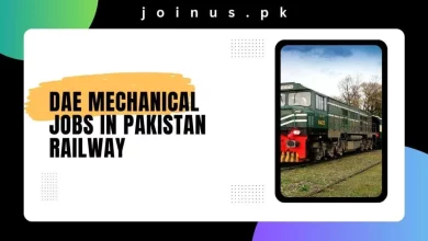 Photo of DAE Mechanical Jobs in Pakistan Railway 2025 – Apply Now