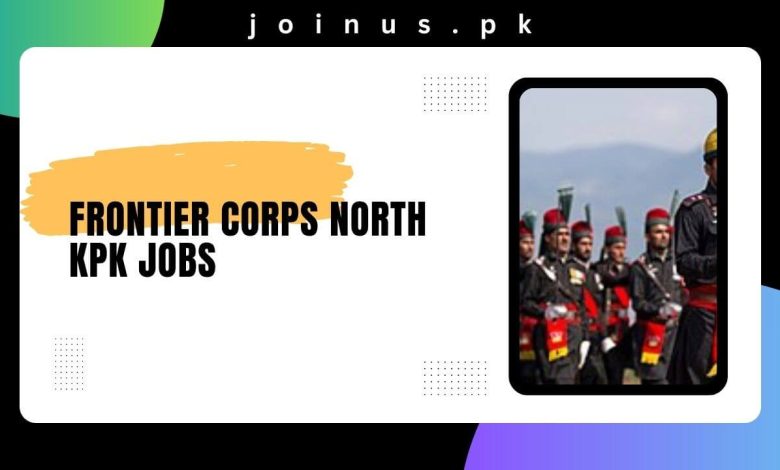 Frontier Corps North KPK Jobs