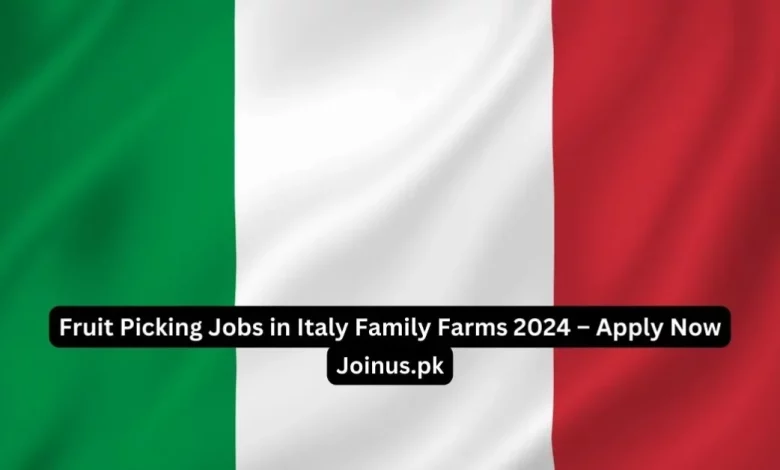Fruit Picking Jobs in Italy Family Farms 2024 – Apply Now