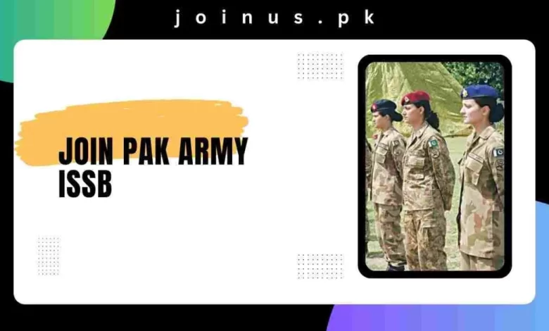 Join Pak Army ISSB