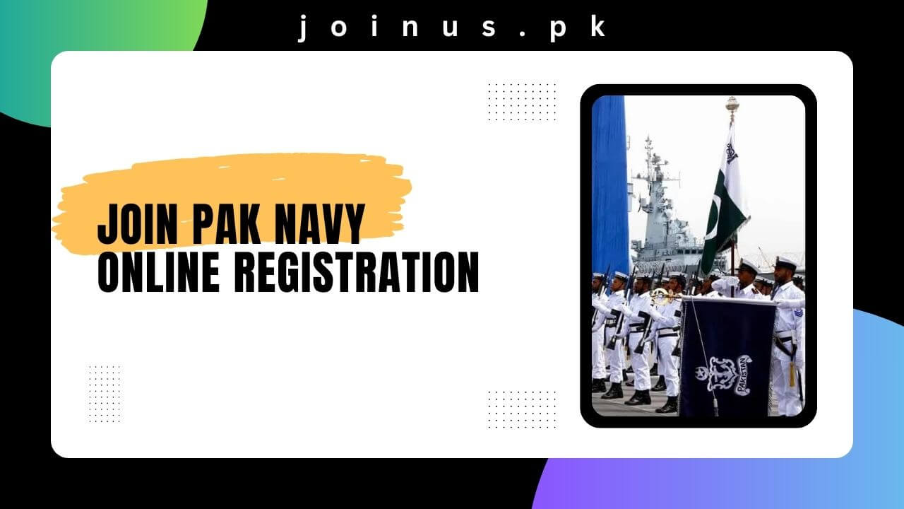 Join Pak Navy Online Registration 2024