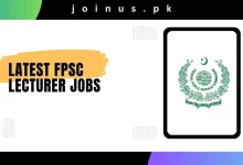 Photo of Latest FPSC Lecturer Jobs – Online Apply