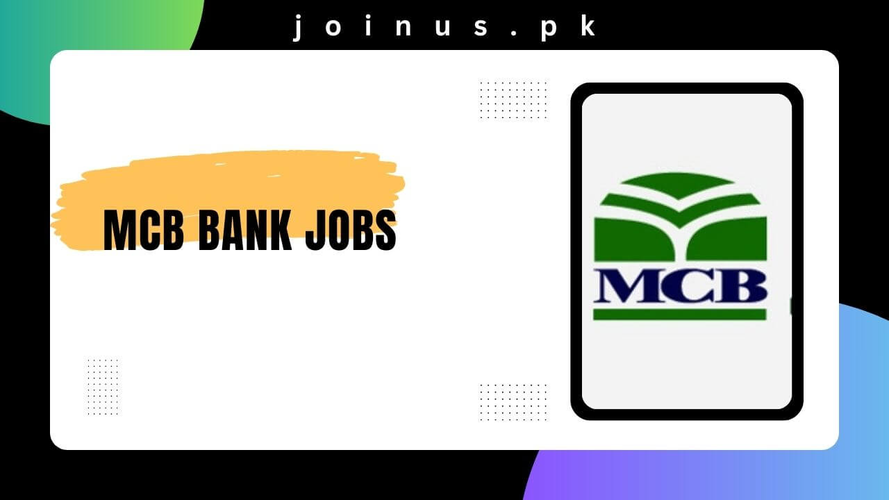 MCB Bank Jobs 2024 Online Apply