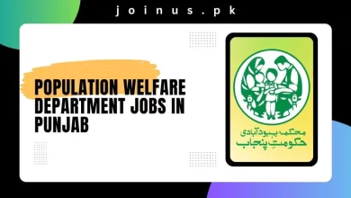 Photo of Population Welfare Department Jobs in Punjab 2024