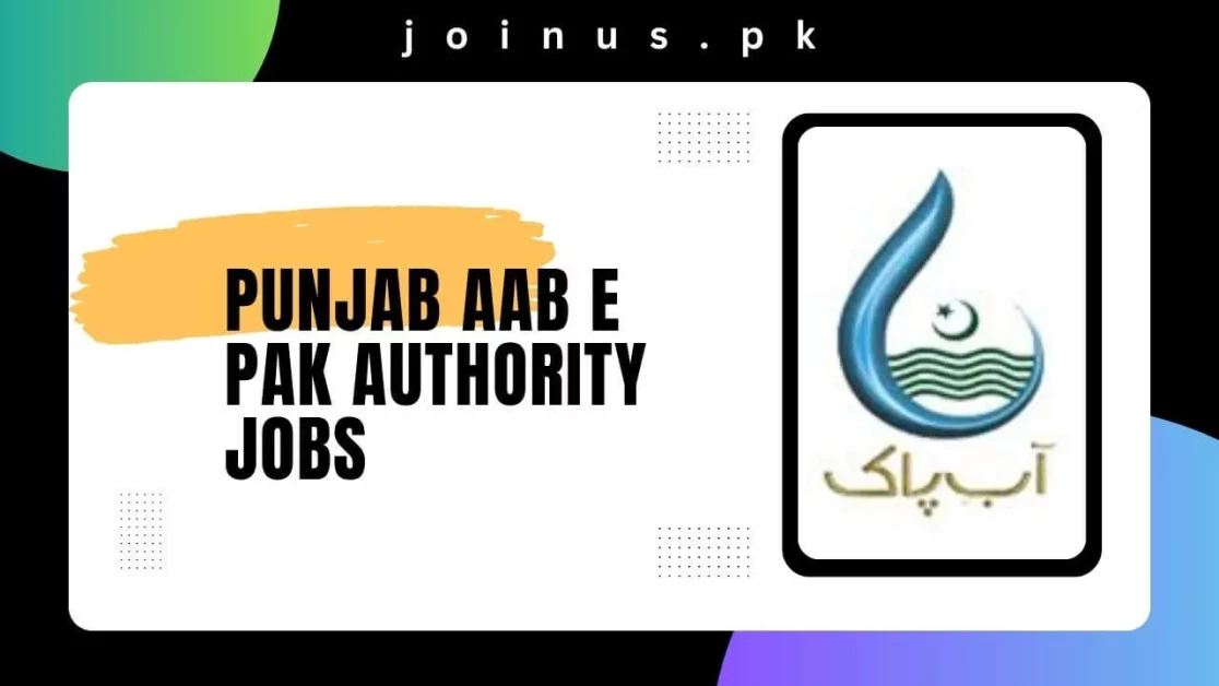 Punjab Aab E Pak Authority Jobs 2024 Apply Now 