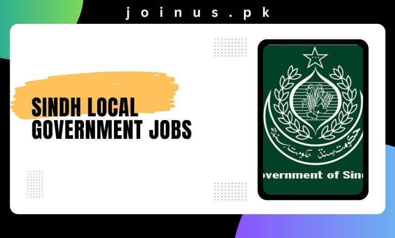 Sindh Local Government Jobs