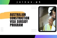 Photo of Australian Construction Visa Subsidy Program 2024 – Apply Now