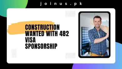 Photo of Construction Wanted with 482 Visa Sponsorship – Apply Now