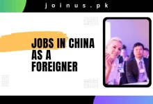 Photo of Jobs in China as a Foreigner 2024 – Apply Now