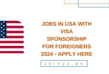 Photo of Jobs in USA with Visa Sponsorship for Foreigners 2024