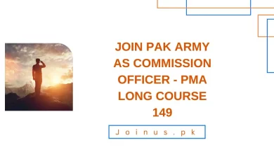 Photo of Join Pak Army as Commission Officer – PMA Long Course 149