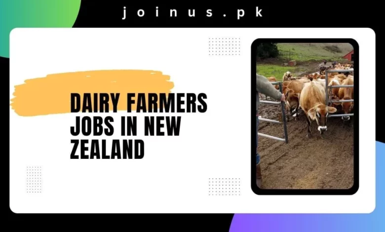 Photo of Dairy Farmers Jobs in New Zealand 2025 – Visa Sponsorship