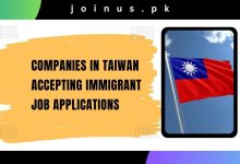 Photo of Companies in Taiwan Accepting Immigrant Job Applications 2024