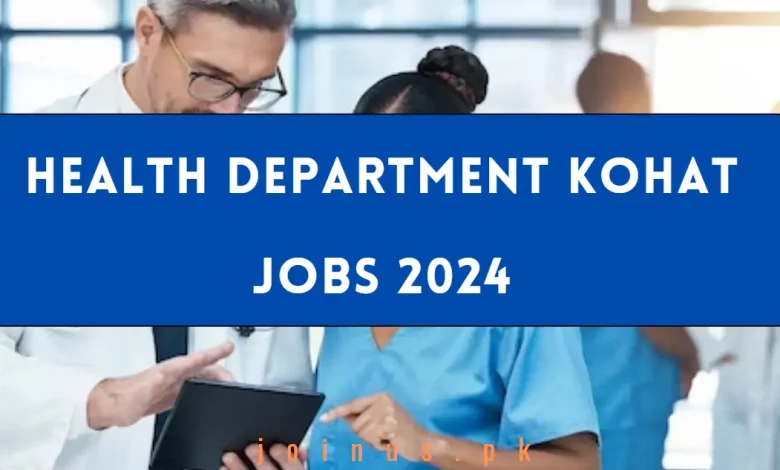 Health Department Kohat Jobs