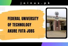 Photo of Federal University of Technology Akure FUTA Jobs 2025