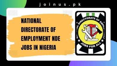 Photo of National Directorate of Employment NDE Jobs in Nigeria 2024