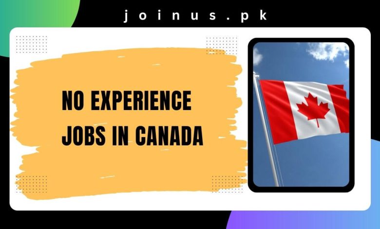 Photo of No Experience Jobs in Canada 2025 – Apply Now