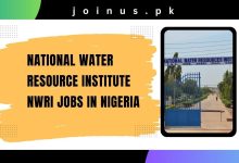 Photo of National Water Resource Institute NWRI Jobs in Nigeria 2024