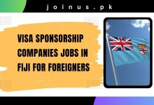 Photo of Visa Sponsorship Companies Jobs in Fiji for Foreigners 2025