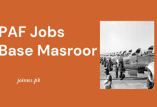 Photo of PAF Jobs Base Masroor 2025 – Apply Now