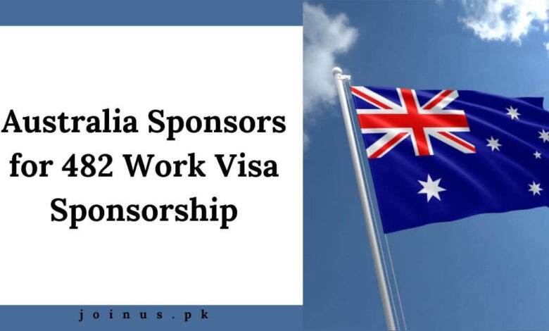 Photo of Australia Sponsors for 482 Work Visa Sponsorship 2025