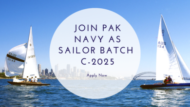 Photo of Join Pak Navy as Sailor Batch C-2025 – Apply Now