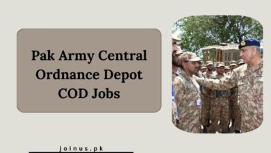 Photo of Pak Army Central Ordnance Depot COD Jobs 2025 – Apply Now