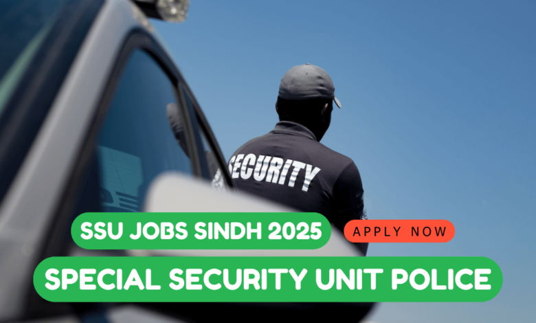 Photo of SSU Jobs Sindh 2025 – Special Security Unit Police