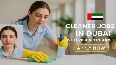 Cleaner Jobs in Dubai with Visa Sponsorship